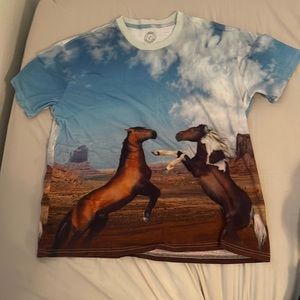 Unique Urban Outfitter Horse Shirt Size L